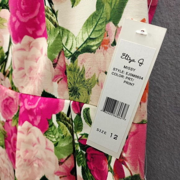 NWT J. Crew Dress Women's XS Long Sleeve Red/Coral Stretch Back Zip Classic - Picture 3 of 10